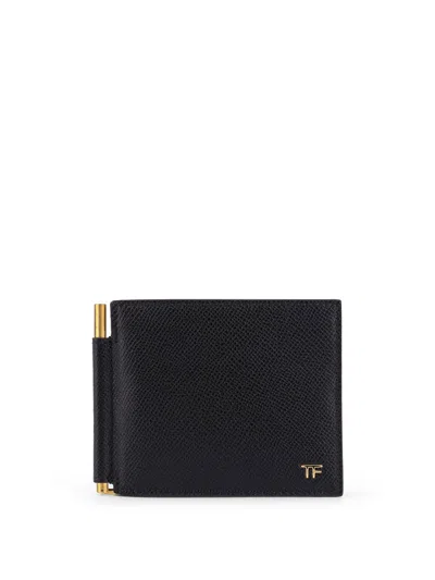 Tom Ford Leather Wallet With Logo