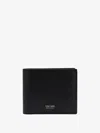Tom Ford Black Soft Grain Leather T Line Business Card Holder