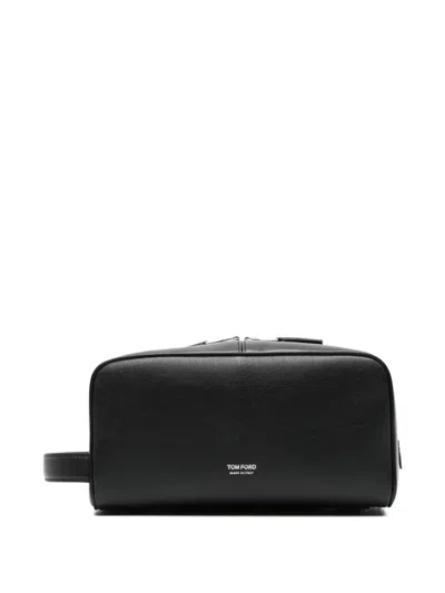TOM FORD LEATHER WASH BAG