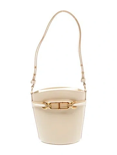 Pre-owned Tom Ford Leather Whitney Small In Neutral