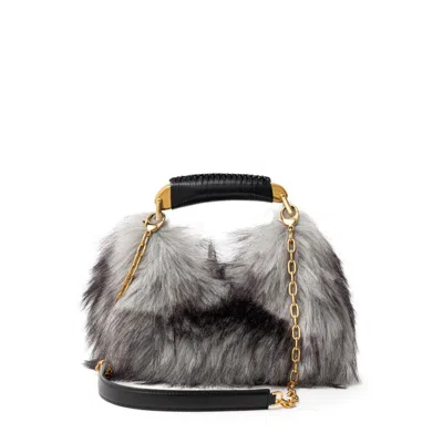 Tom Ford Leather Women's Handbag In Grey