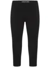 Tom Ford Cropped Logo-waistband Leggings
