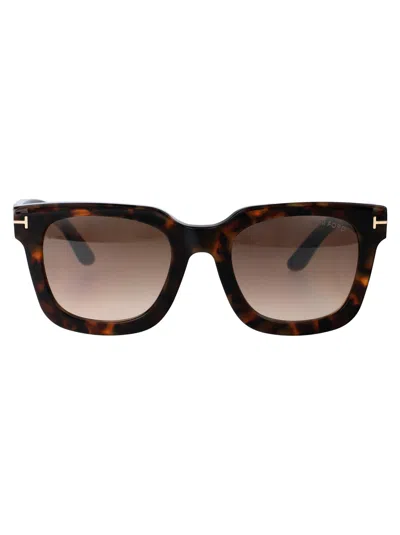 Tom Ford Leigh-02 Sunglasses In Purple