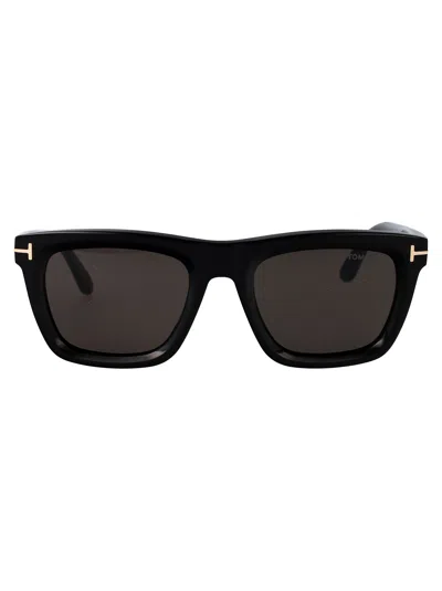 Tom Ford Fausto Square-frame Sunglasses In Black