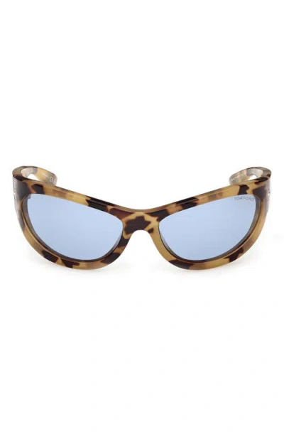 Tom Ford Leona 62mm Cat Eye Sunglasses In Brown
