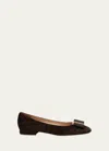 Tom Ford Leopard Bow Ballerina Flats In Brownbeige Dark B