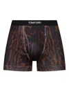 Tom Ford Leopard-print Boxers In Animal Print