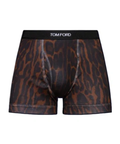 TOM FORD LEOPARD-PRINT BOXERS