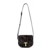 Tom Ford Wallis Leather-trimmed Leopard-print Calf Hair Shoulder Bag In Brown