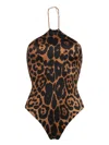 Tom Ford One-piece Swimsuit In Brown