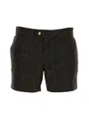 Tom Ford Leopard Print Tailored Swimsuit With Buckle Detail