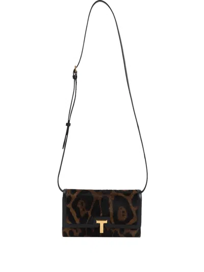 TOM FORD LEOPARD-PRINT WALLET