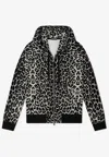 Tom Ford Leopard-print Track Jacket In Multicolor