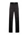 Tom Ford Reflective Leopard Print Pyjamas In Black