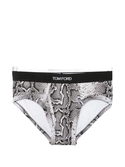 Tom Ford Leopard-print Boxer Briefs In Multi