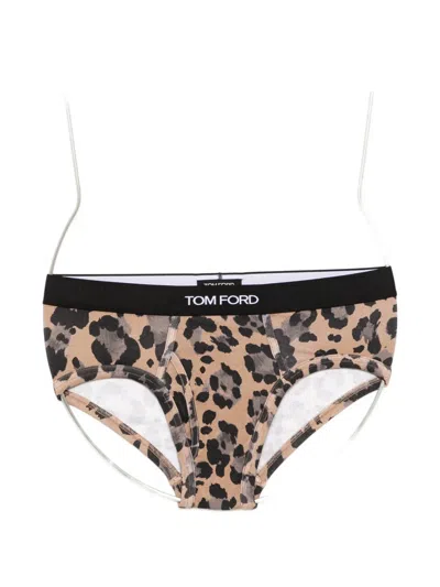 TOM FORD LEOPARD-PRINT BRIEFS
