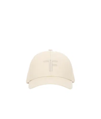 TOM FORD TOM FORD LOGO-EMBROIDERED CURVED PEAK BASEBALL CAP