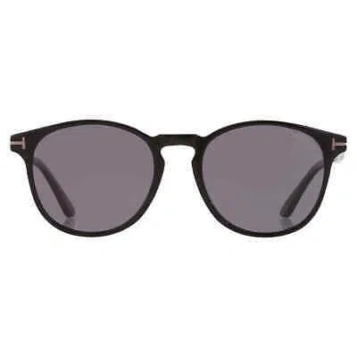 Pre-owned Tom Ford Lewis Polarized Smoke Oval Sunglasses Ft1097-n 01d 53 Ft1097-n 01d 53 In Gray