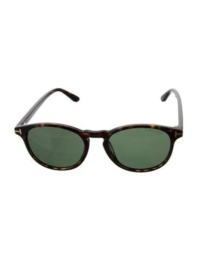 Pre-owned Tom Ford Lewis Round Sunglasses In Brown