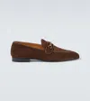 Tom Ford Suede Loafers In Brown