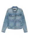 Tom Ford Casual Jacket With Waist Tabs And Pockets In Blue