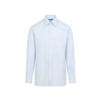 Tom Ford Light Blue Cotton Shirt