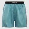 Tom Ford Silk Satin Pj Shorts In Sky