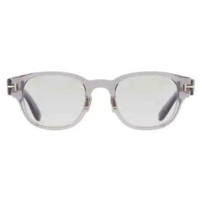 Pre-owned Tom Ford Light Grey Oval Unisex Sunglasses Ft1041-d 20a 48 Ft1041-d 20a 48 In Gray