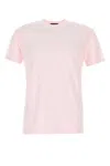 Tom Ford Short Sleeve Crewneck T-shirt In Light Pink