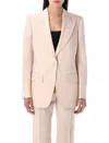 Tom Ford Wool Blazer With Silk Lining In Pink