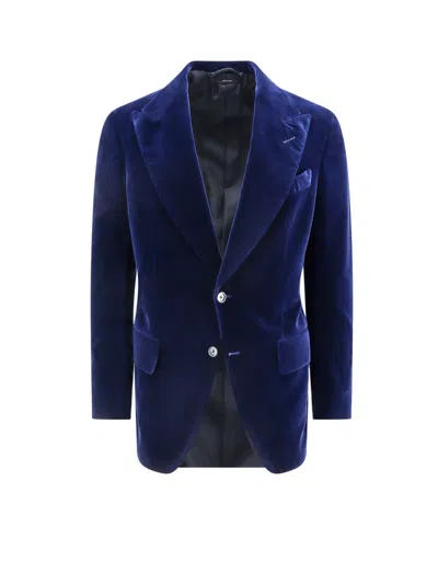 TOM FORD TOM FORD LIGHT VELVET ATTICUS BLAZER