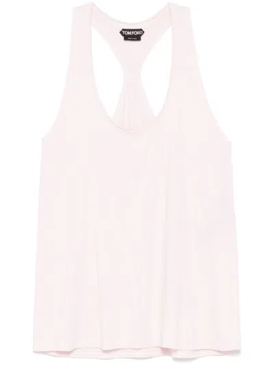 Tom Ford Lightweight-jersey Tank Top In Pink