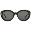 Tom Ford Ren Round Sunglasses In Black