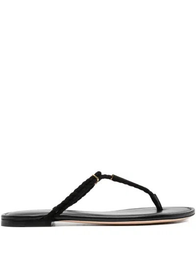 Tom Ford Lily Thong Sandal In Black