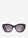 Tom Ford Round-frame Sunglasses In Black