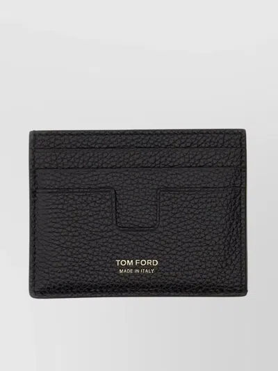TOM FORD LINE TEXTURED CARD HOLDER