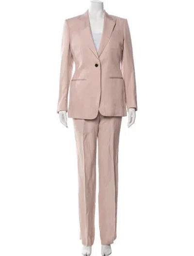 Pre-owned Tom Ford Linen Pantsuit In Pink