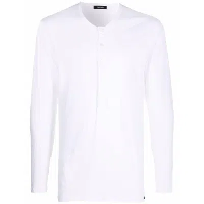 TOM FORD LINEN POLYESTER T SHIRTS