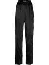 Tom Ford High-waisted Stretch-silk Satin Trousers In Black
