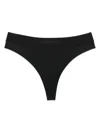 Tom Ford Signature Elastic Waistband Thong In Black