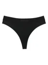 Tom Ford Signature Elastic Waistband Thong In Black