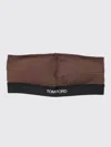 Tom Ford Logo Underband Strapless Bra In Braun