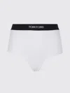 Tom Ford High-waisted Elastic Waistband Briefs In White