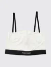 Tom Ford Modal Bra With Design And Adjustable Straps In White