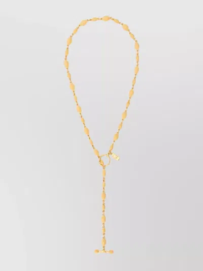 TOM FORD LINKED OVAL PENDANT NECKLACE