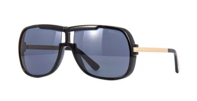Pre-owned Tom Ford Lionel-02 Ft 1105 Black/grey (01a) Sunglasses In Gray