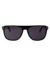 Tom Ford Acetate Lionel-02 Sunglasses In 01a Nero Lucido / Fumo