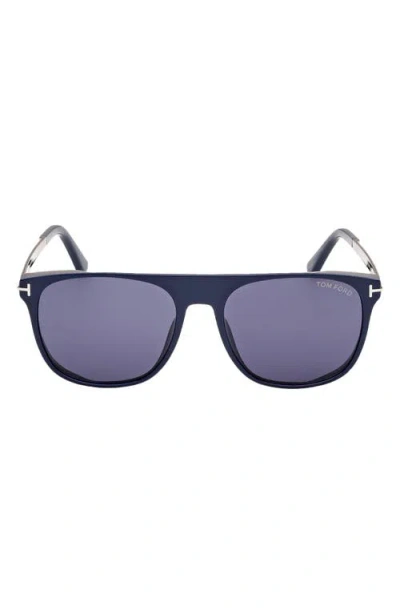 Tom Ford Lionel 55mm Square Sunglasses