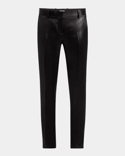 TOM FORD LIQUID SATIN TAILORED PANTS