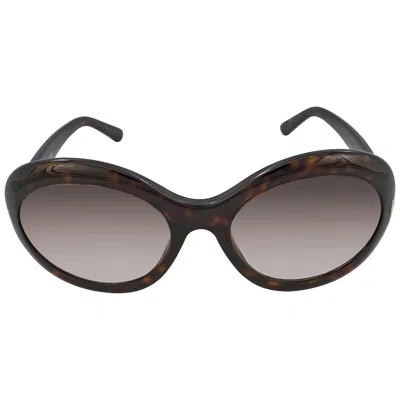 Tom Ford Liya Brown Gradient Round Ladies Sunglasses Ft0918 52f 60 In ["brown"]
